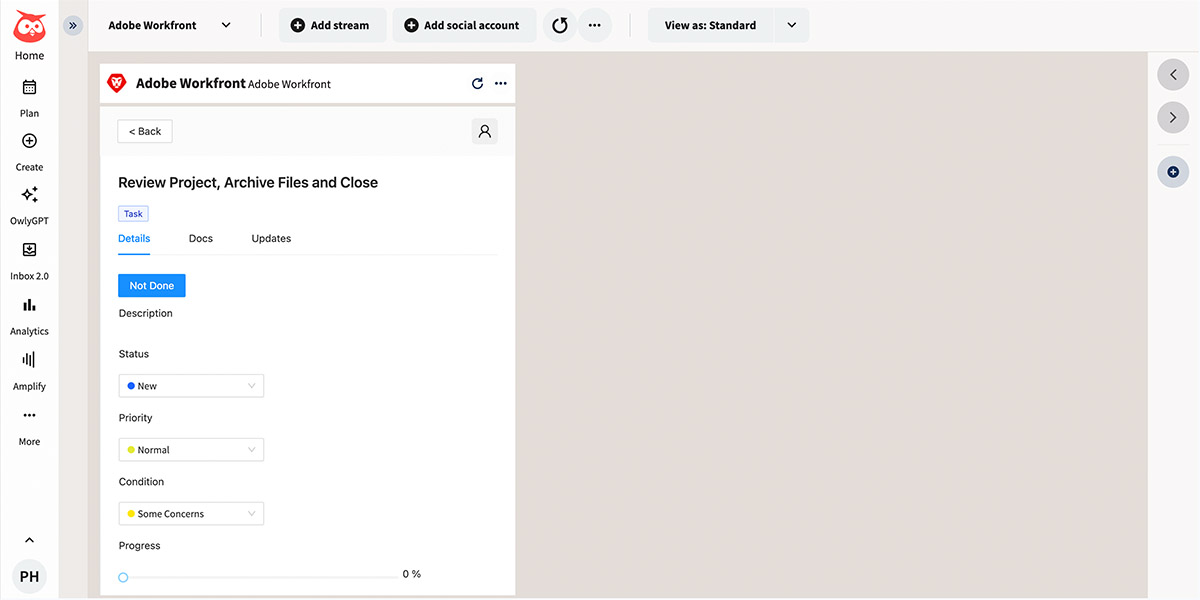 Adobe Workfront SCREENSHOT